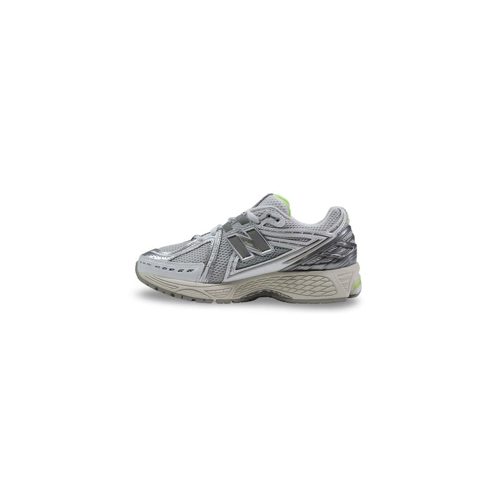 New Balance Gray Synthetic Athletic Sneakers - 3