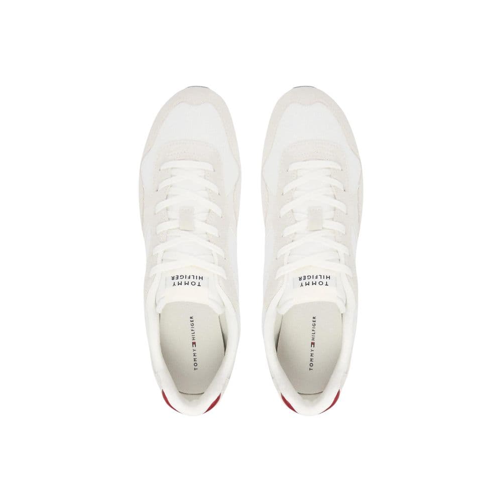 Tommy Hilfiger White Recycled Polyester Low Top Sneakers - 3