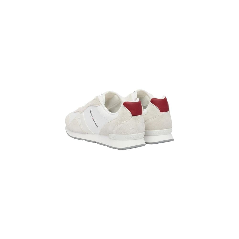 Tommy Hilfiger White Recycled Polyester Low Top Sneakers - 4