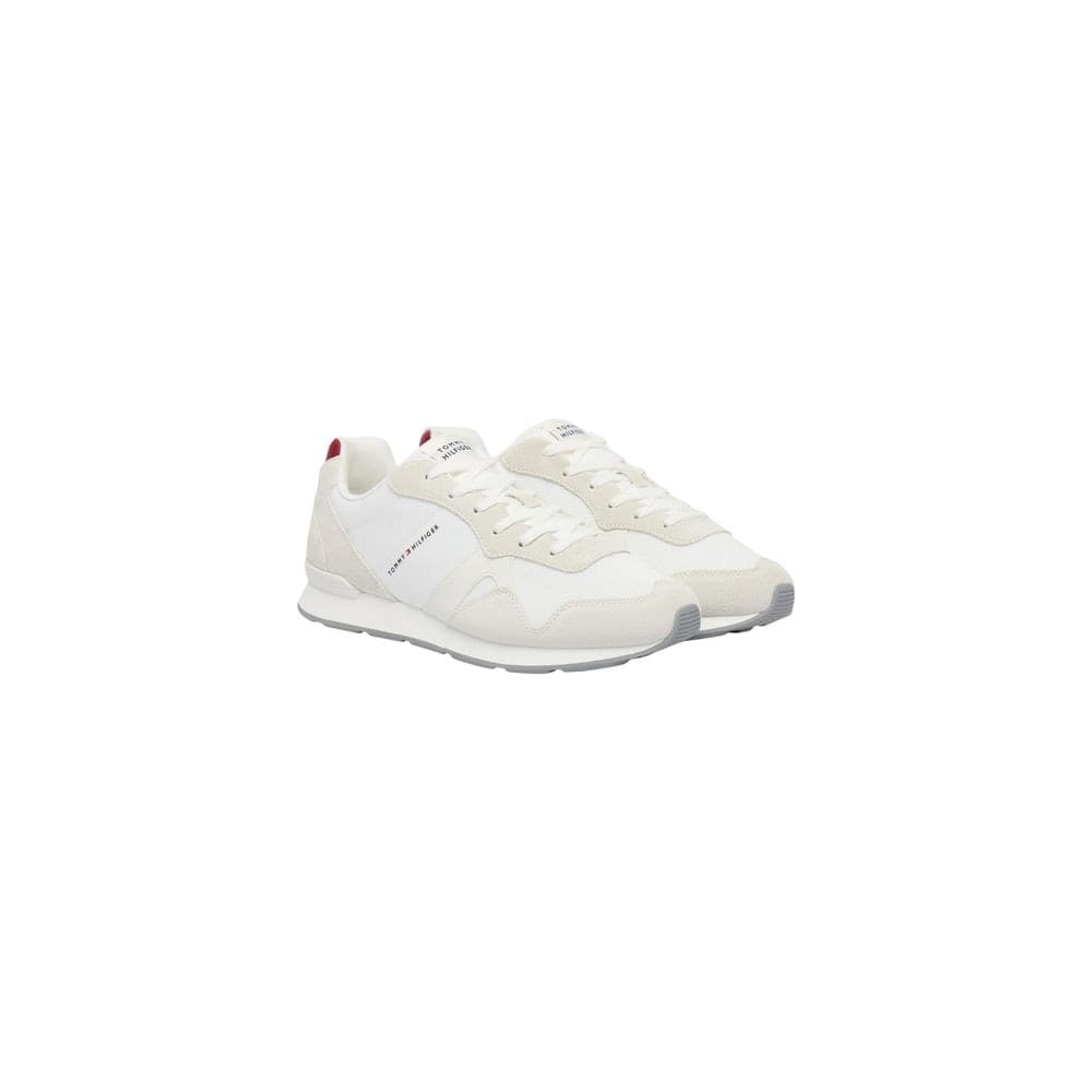 Tommy Hilfiger White Recycled Polyester Low Top Sneakers - 5