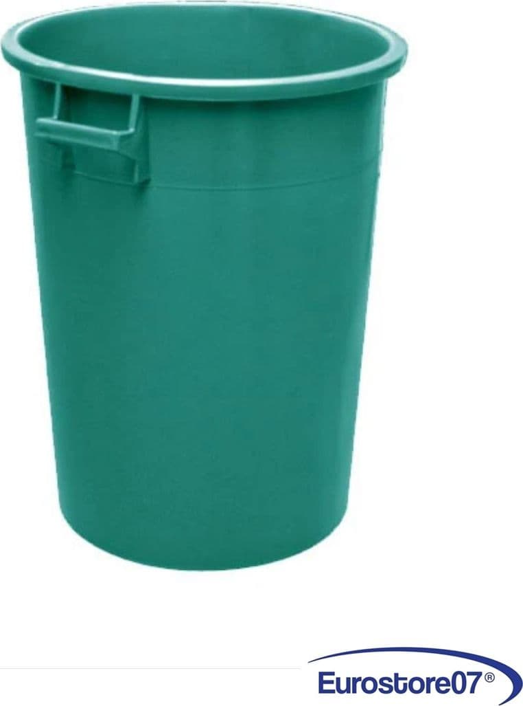 Bidone  verde uso agricolo e per rifiuti no coperchio - lt.50 ø cm.41 h cm.50