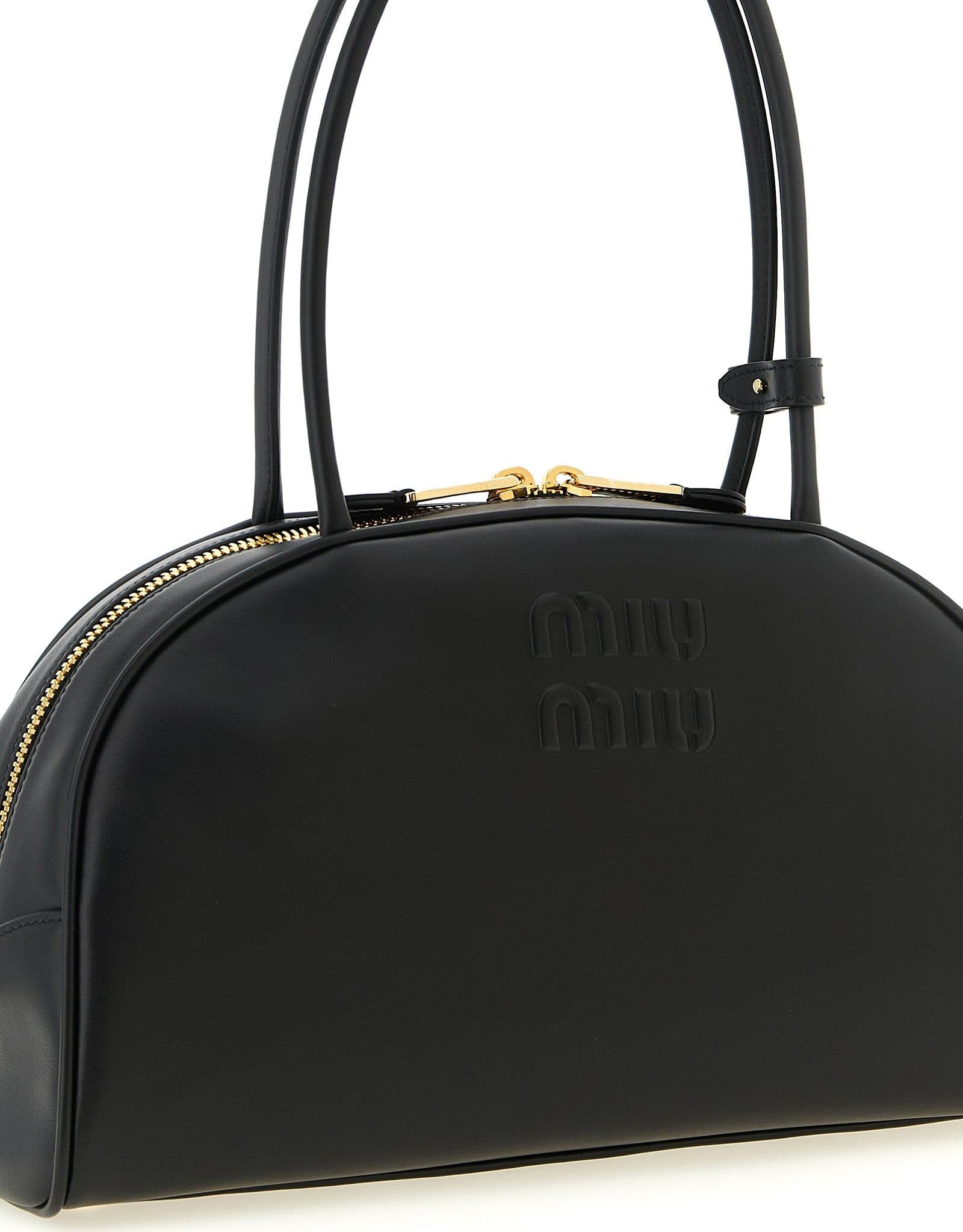 Miu Miu Black Calfskin Shoulder Bag - 3