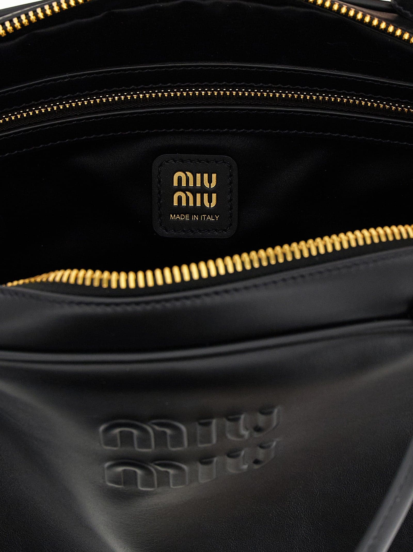 Miu Miu Black Calfskin Shoulder Bag - 4