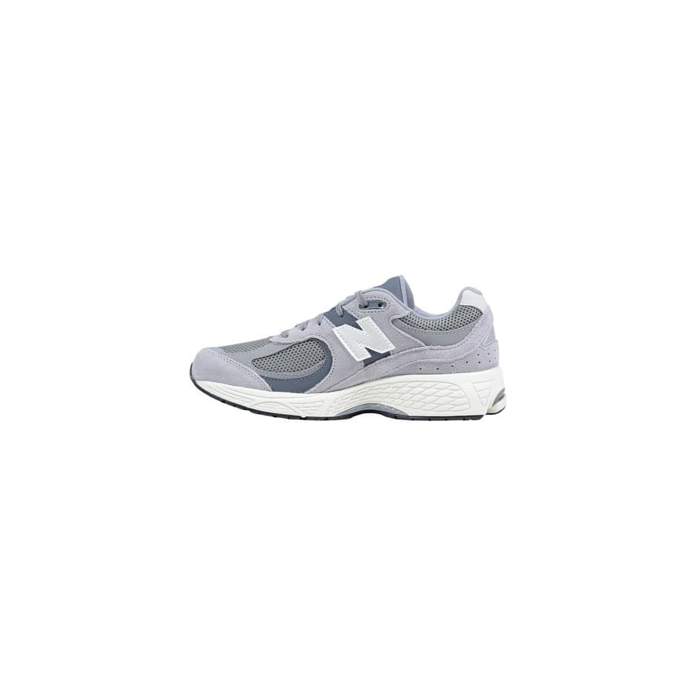 New Balance Gray Leather Athletic Sneakers - 3