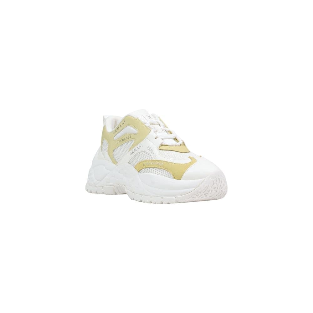 Armani Exchange White Polyester Chunky Sneakers - 2