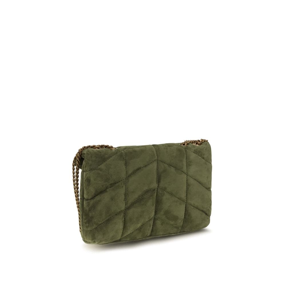 Saint Laurent Bicolor Calf Leather Bos Taurus Shoulder Bag - 3