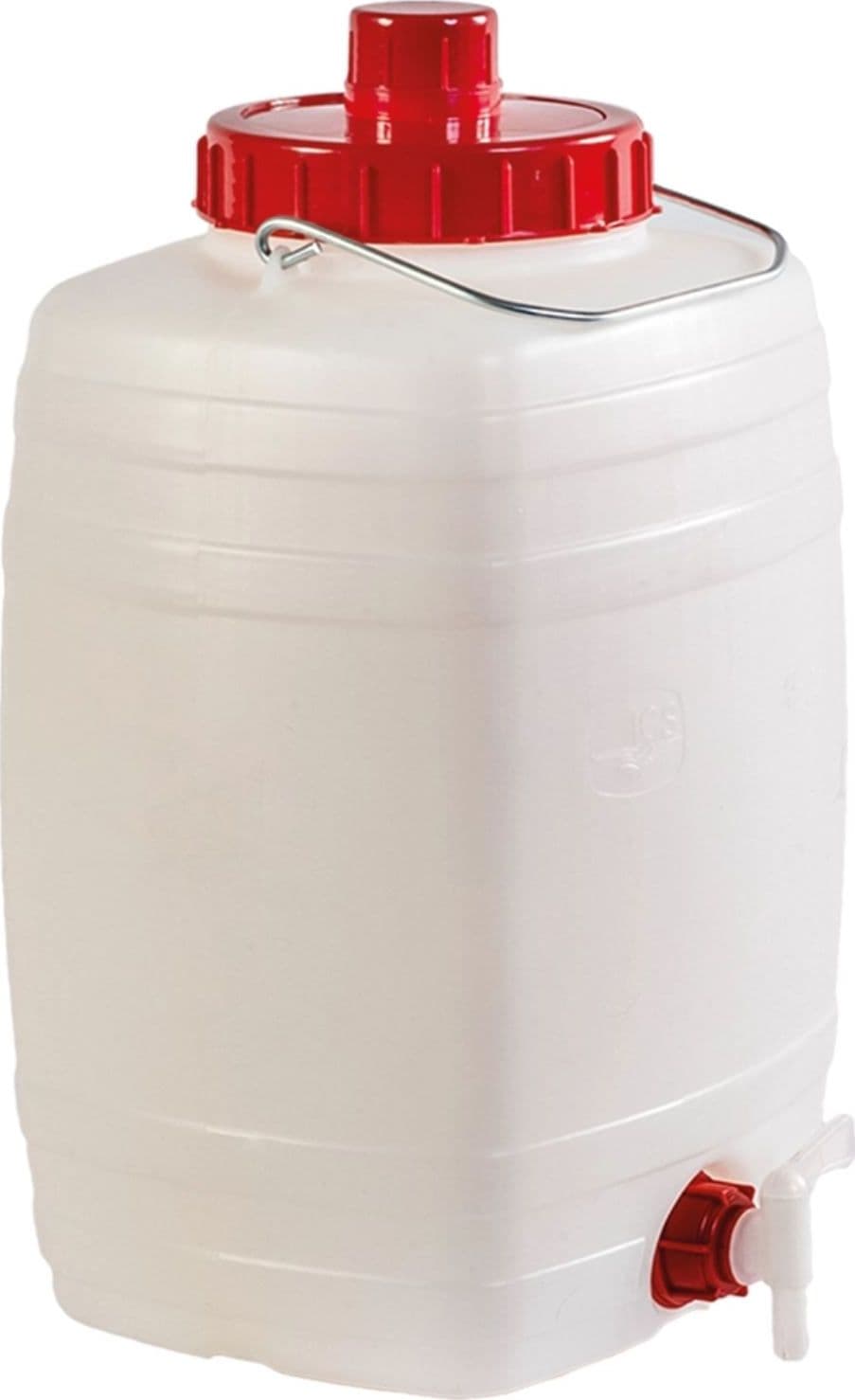 bidone per alimenti con rubinetto con manico Lt. 25 - cm 30 x 26 x h.49  (lxpxh) - 2