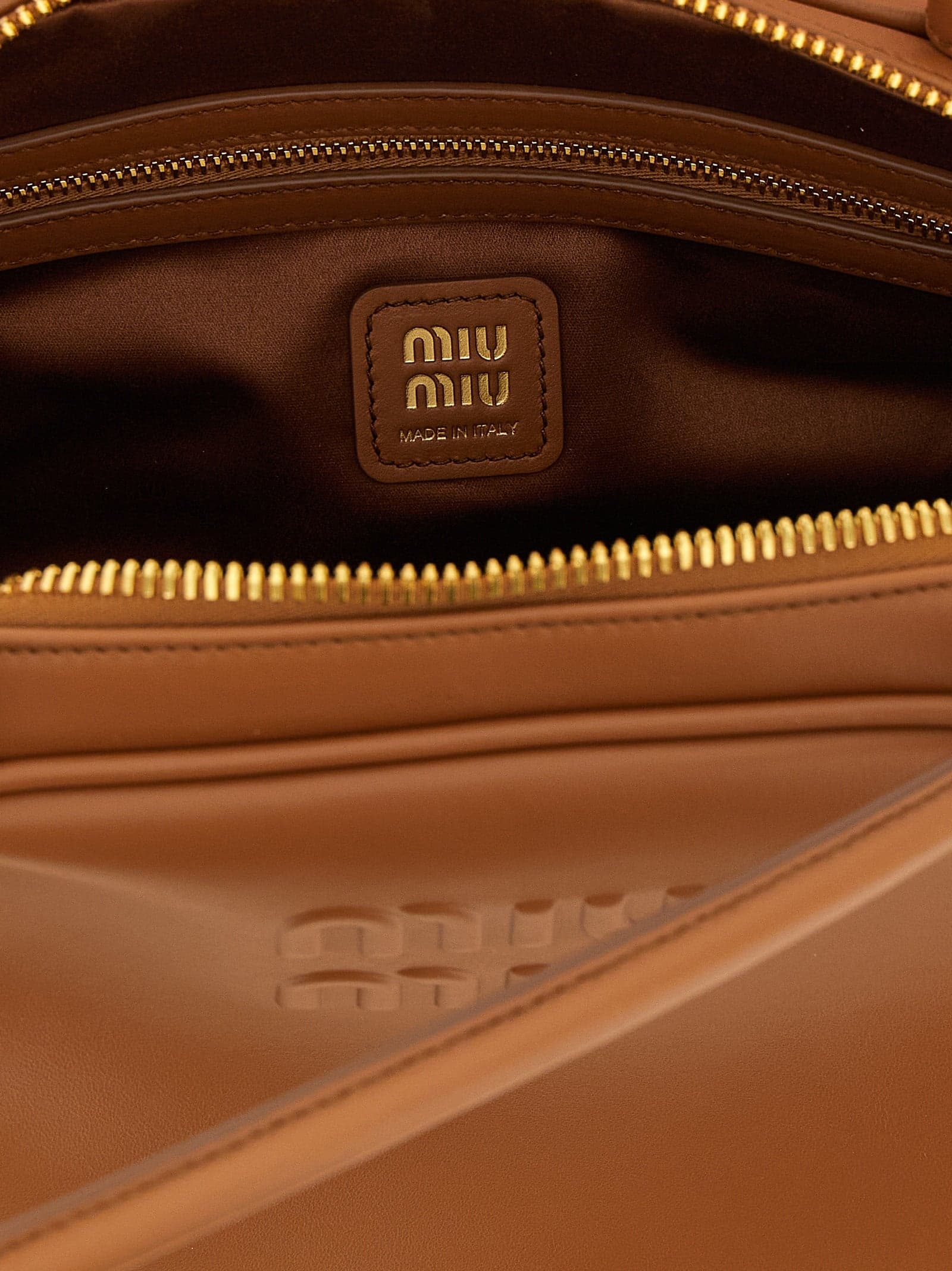 Miu Miu Brown Calfskin Shoulder Bag - 4