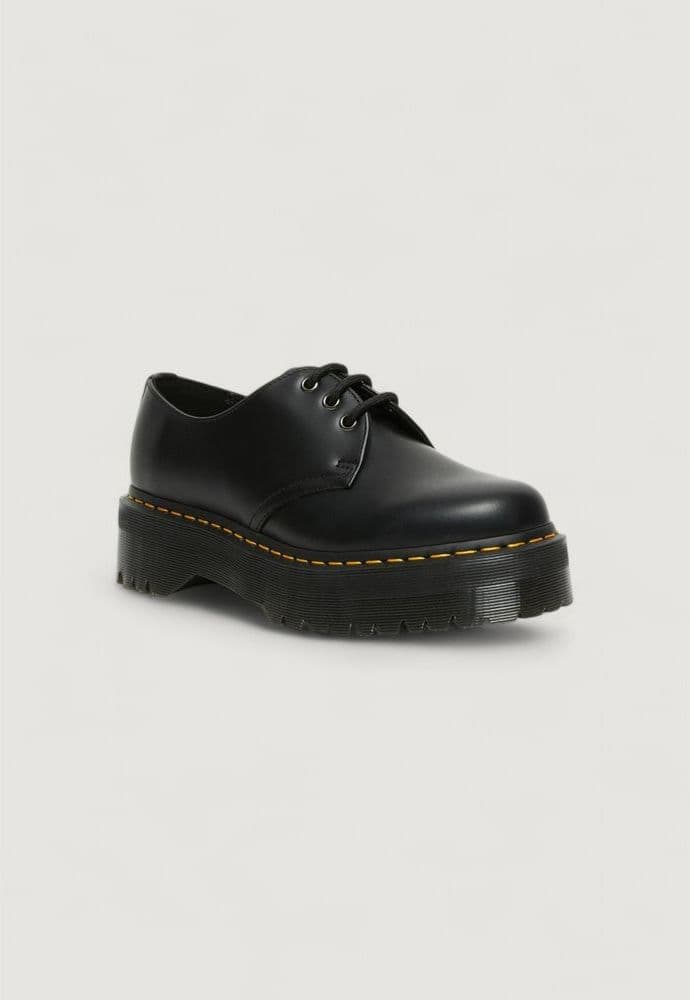 Dr. Martens Black Leather Lace-Up Boots - 3
