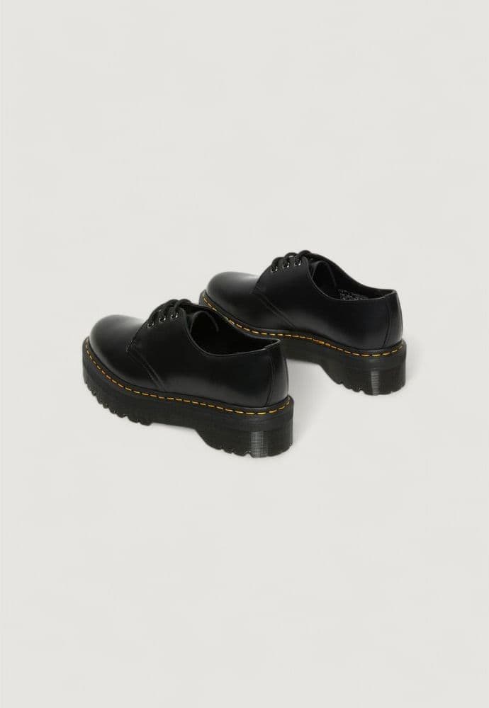 Dr. Martens Black Leather Lace-Up Boots - 5