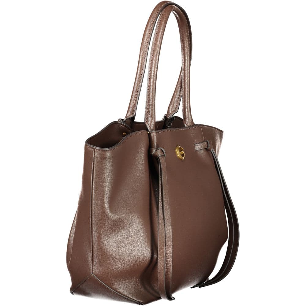 Guess Jeans Brown Polyethylene Handbag - 3