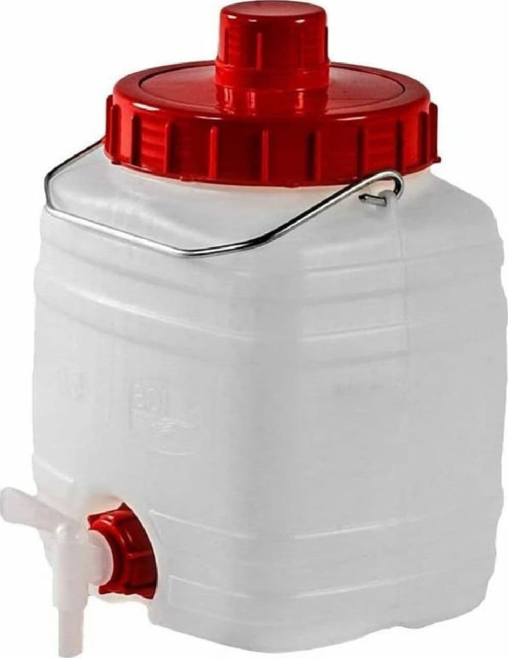 bidone per alimenti con rubinetto con manico Lt. 10 - cm 24 x 20 x h.37  (lxpxh) - 3