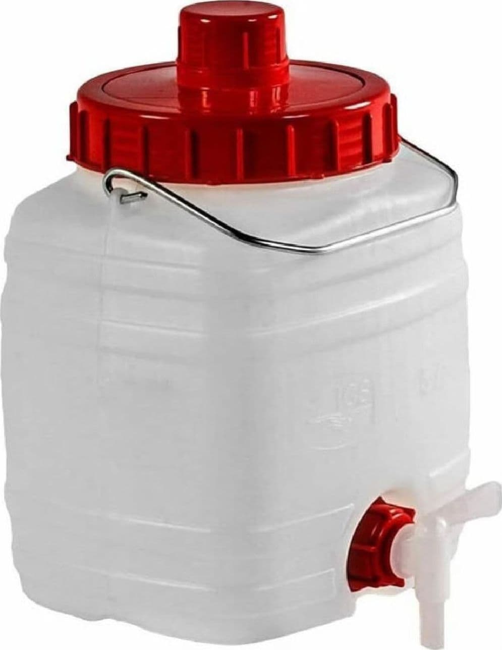 bidone per alimenti con rubinetto con manico Lt. 10 - cm 24 x 20 x h.37  (lxpxh) - 4
