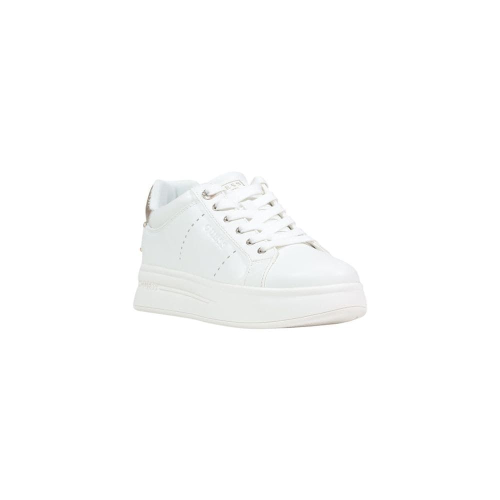 Guess White Polyethylene Platform Sneakers - 2