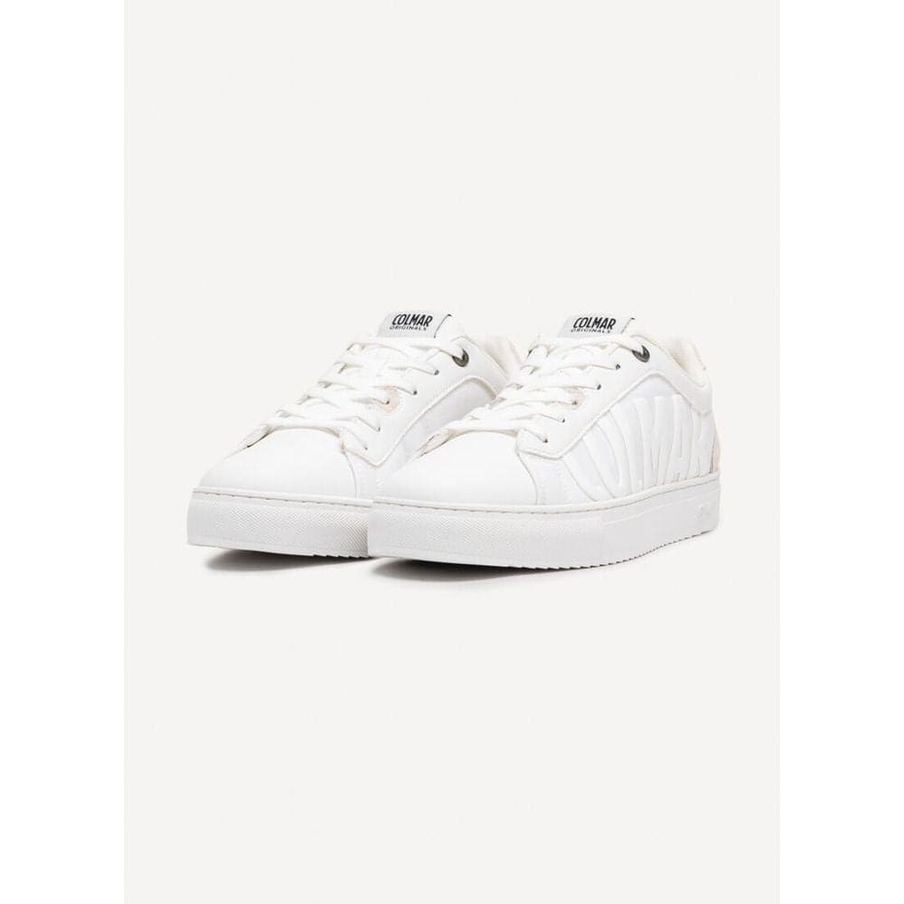 Colmar White Nylon Low Top Sneakers - 2