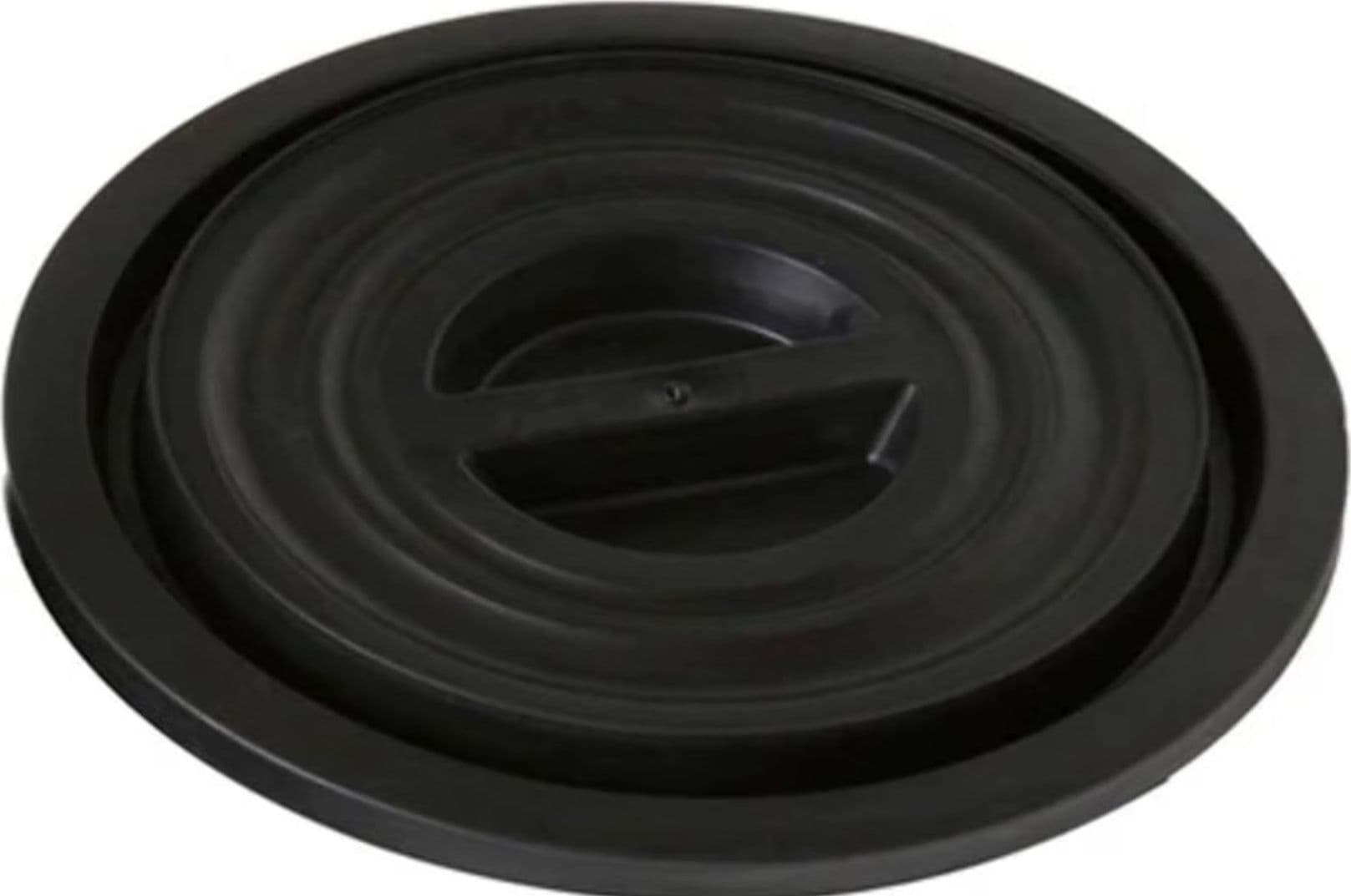 coperchio  per Bidone nero uso agricolo rifiuti  per lt.75 ø cm.45 - 3