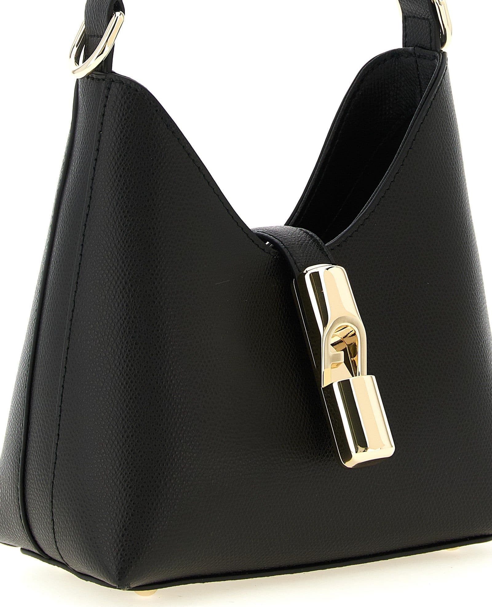 Furla Black Calfskin Handbag - 3