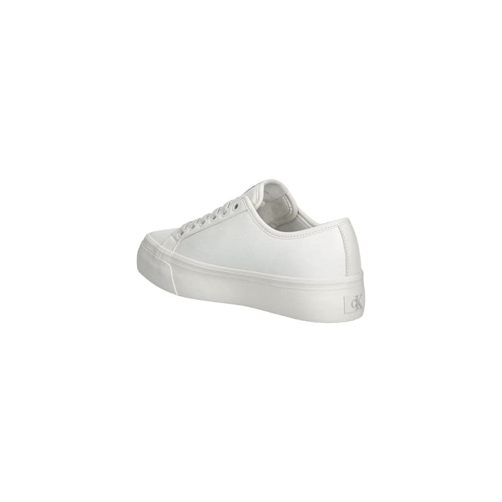 Calvin Klein Jeans White Leather Sneakers - 3