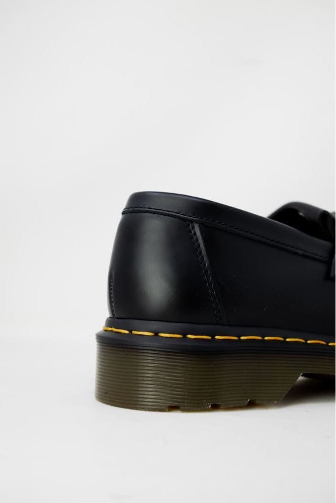 Dr. Martens Black Leather Slip-On Loafers - 4