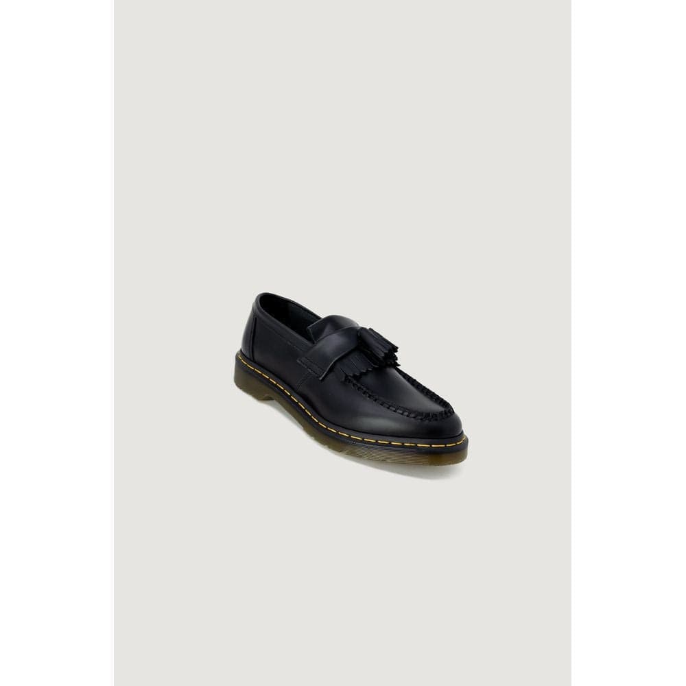 Dr. Martens Black Leather Slip-On Loafers - 5