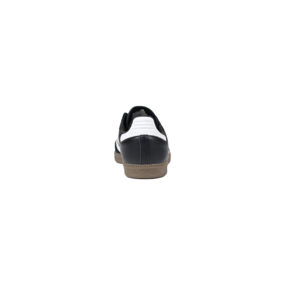 Adidas Originals Black Leather Athletic Sneakers - 4