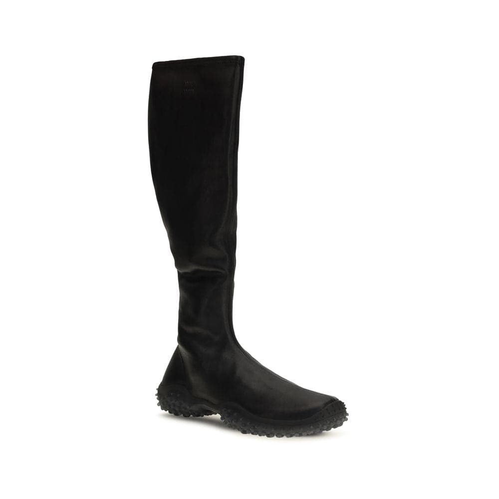Miu Miu Black Lamb Ovis Aries Ankle Boots - 2