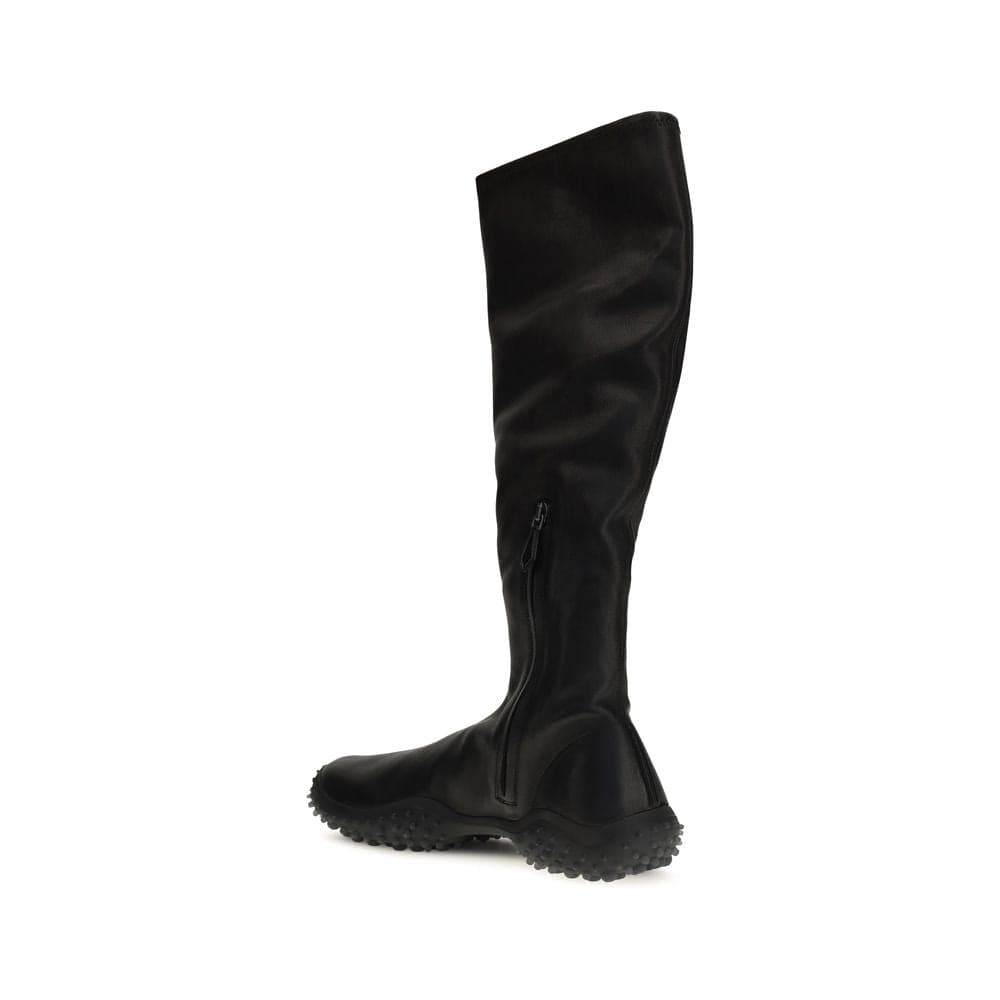 Miu Miu Black Lamb Ovis Aries Ankle Boots - 3