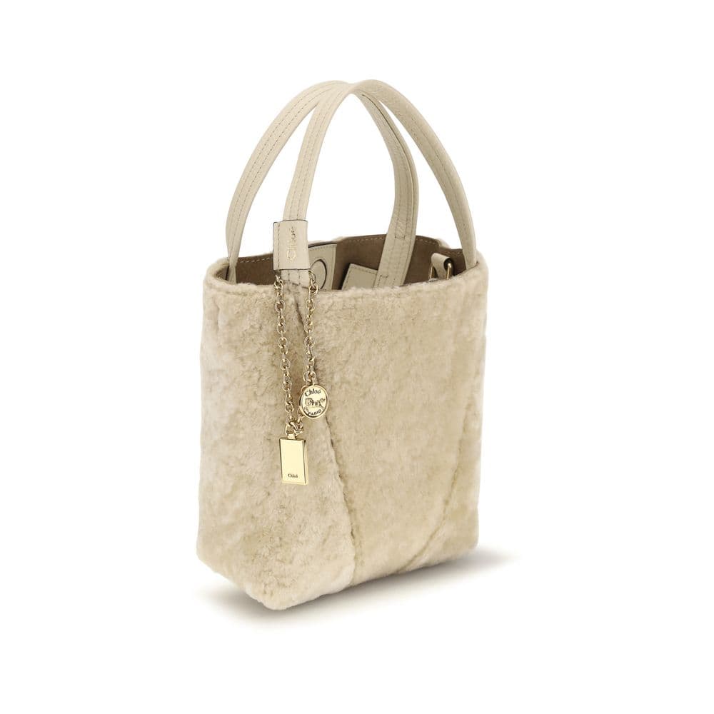 Chloé Beige Calf Leather Bos Taurus Backet Bag - 2
