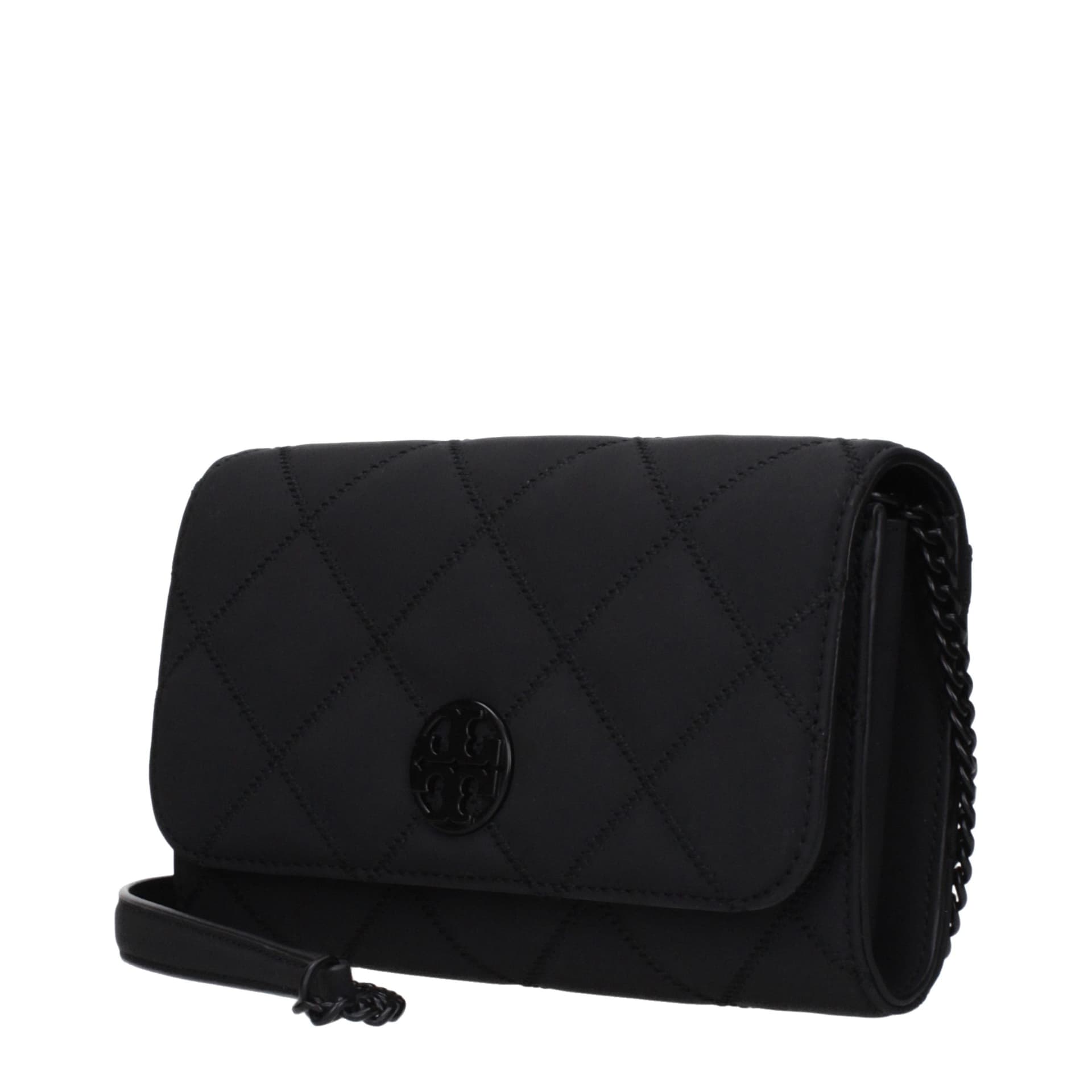 Tory Burch Black Leather Clutch Bag - 2