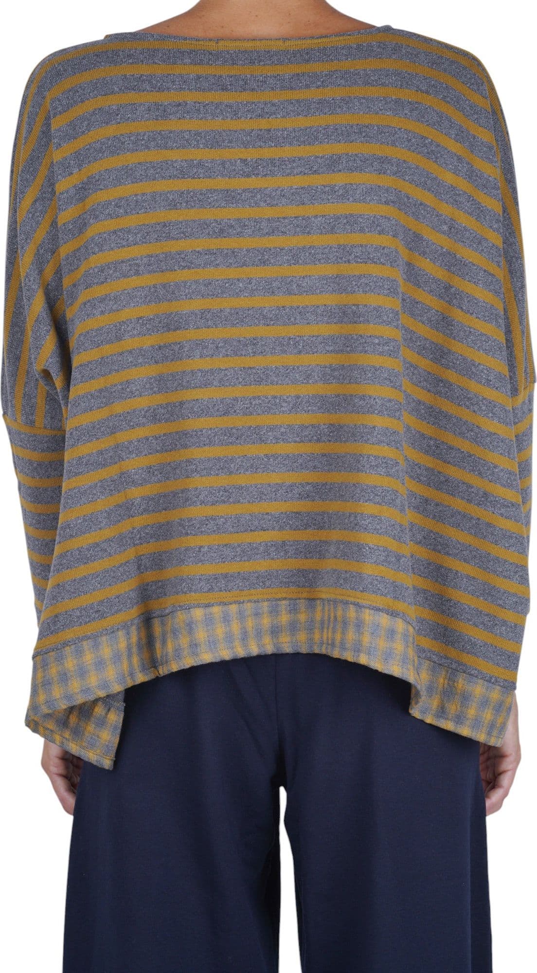 MAMA B Mama B - Maglia - 480014 - Grigio/Senape - 5