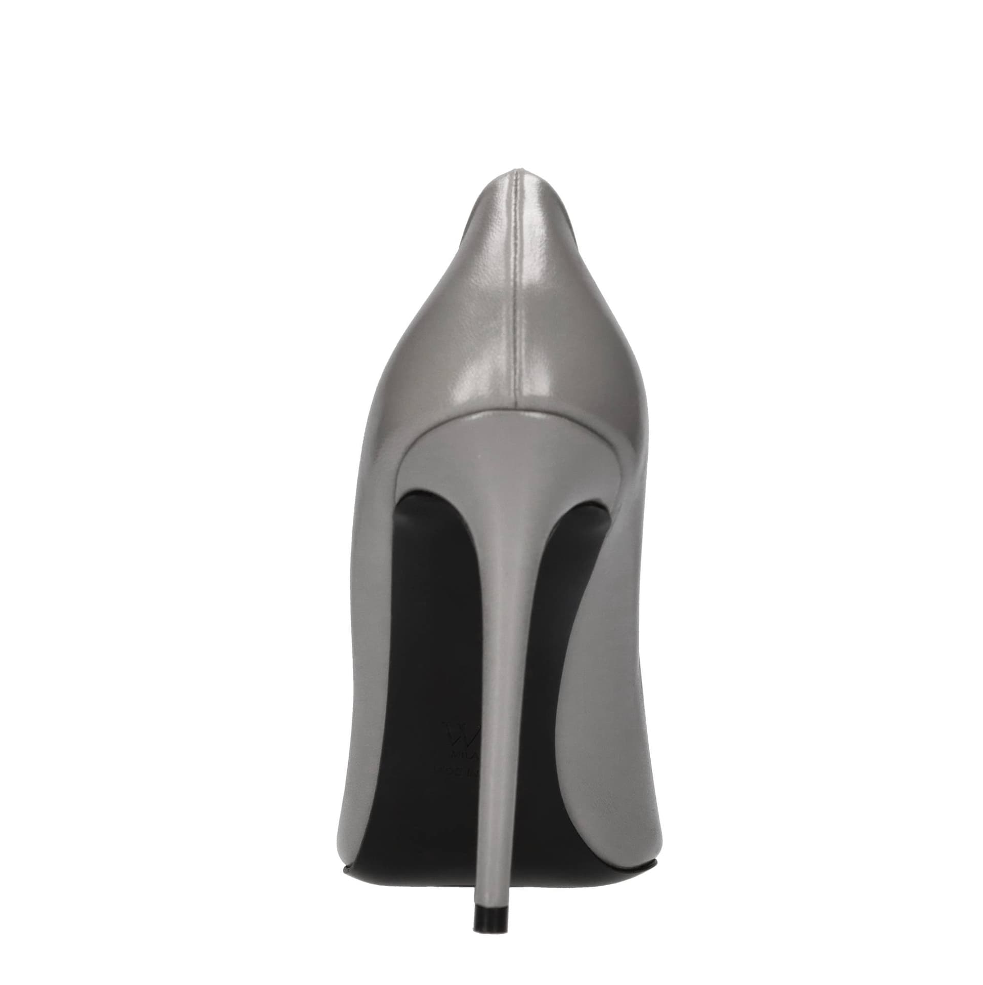 WO MILANO  Scarpe con Tacco Grigio - 2