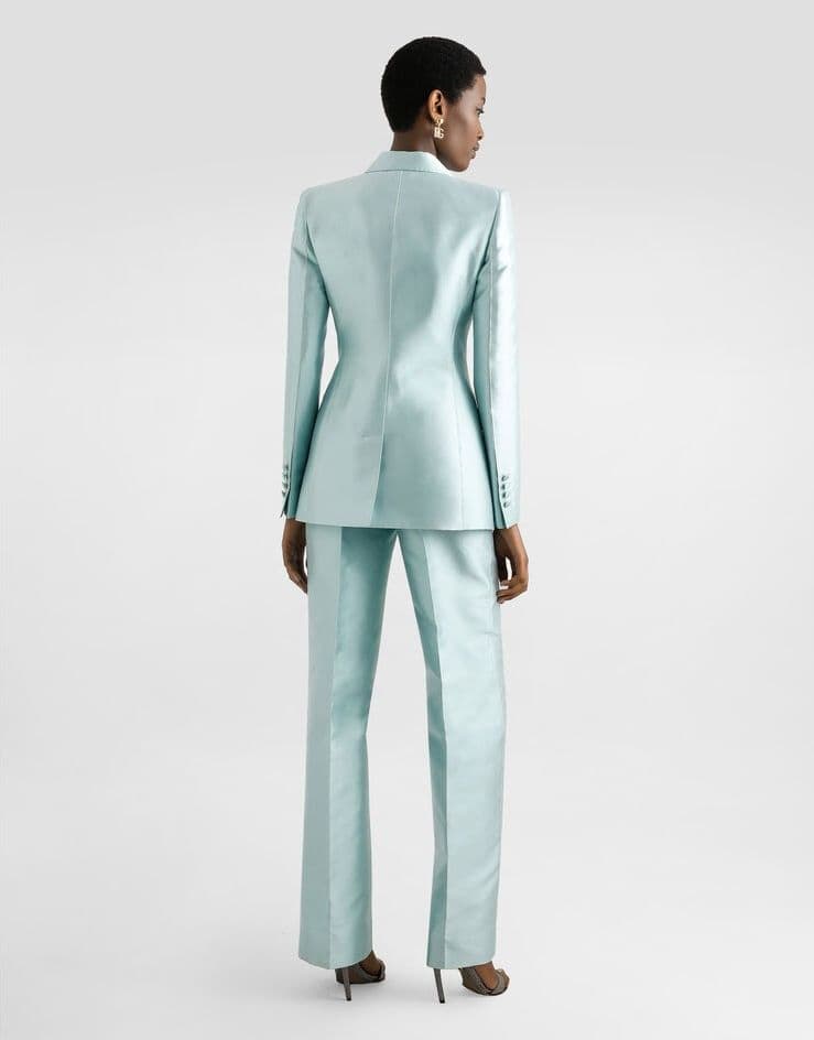 DOLCE &amp; GABBANA Dolce &amp; Gabbana Pantaloni Donna Blu Tiffany - 2