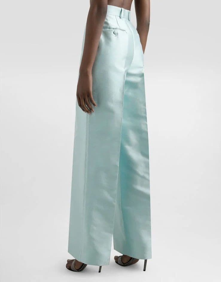 DOLCE &amp; GABBANA Dolce &amp; Gabbana Pantaloni Donna Blu Tiffany - 3
