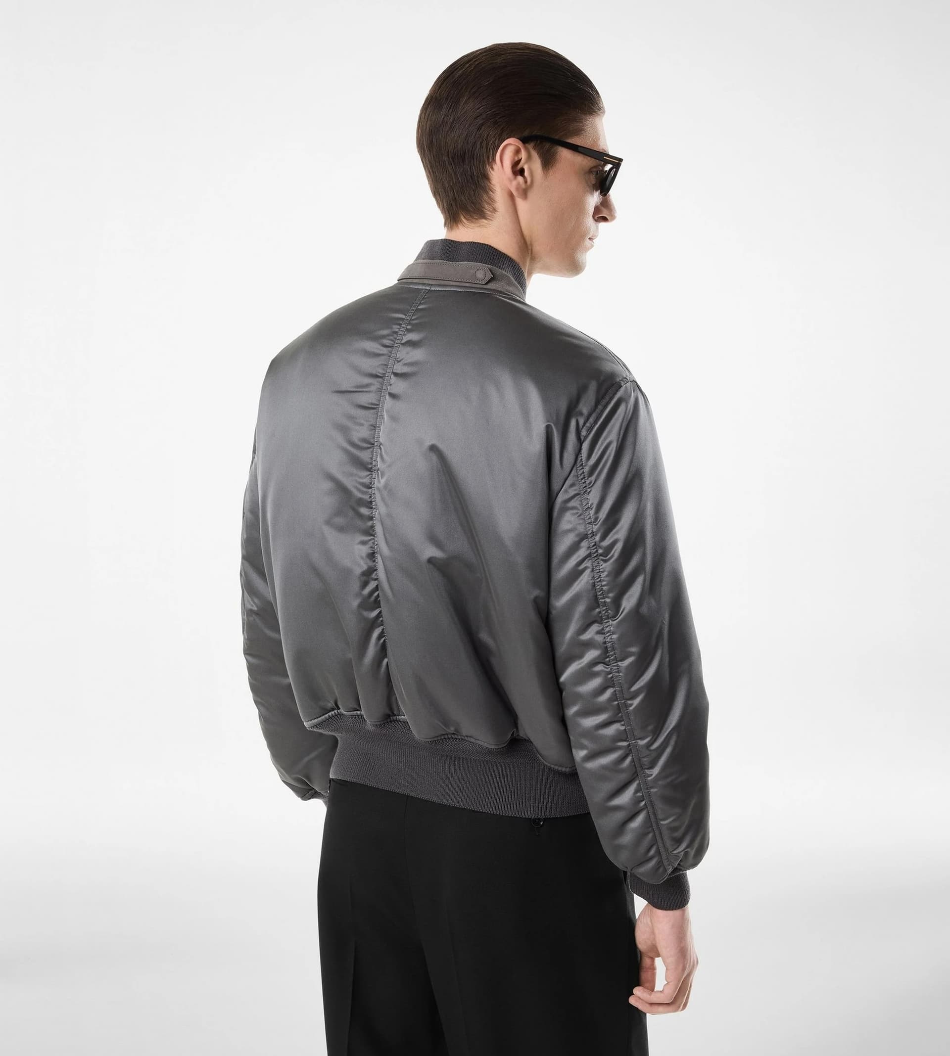 TOM FORD Tom Ford Bomber Uomo Grigio - 4