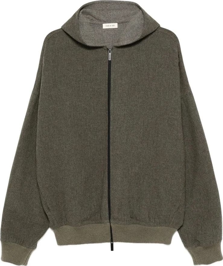 FEAR OF GOD Fear of God Giacca con Zip Uomo Verde Militare – FG25FW32-337HDW