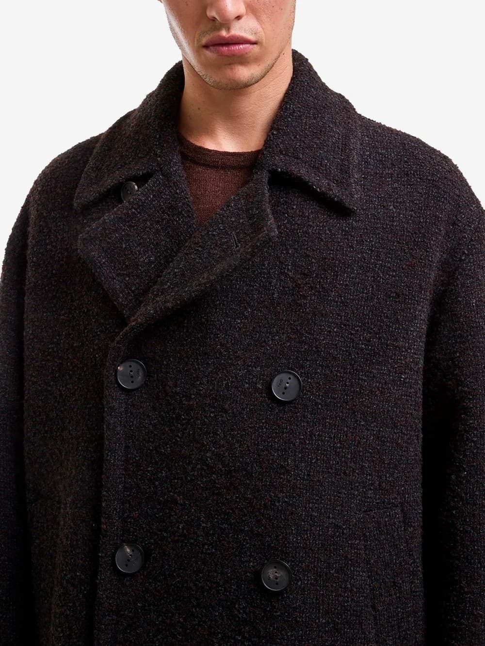 HEVO Hevo Tricase Cappotto Uomo Marrone Scuro – TRICASE120-3277 - 2