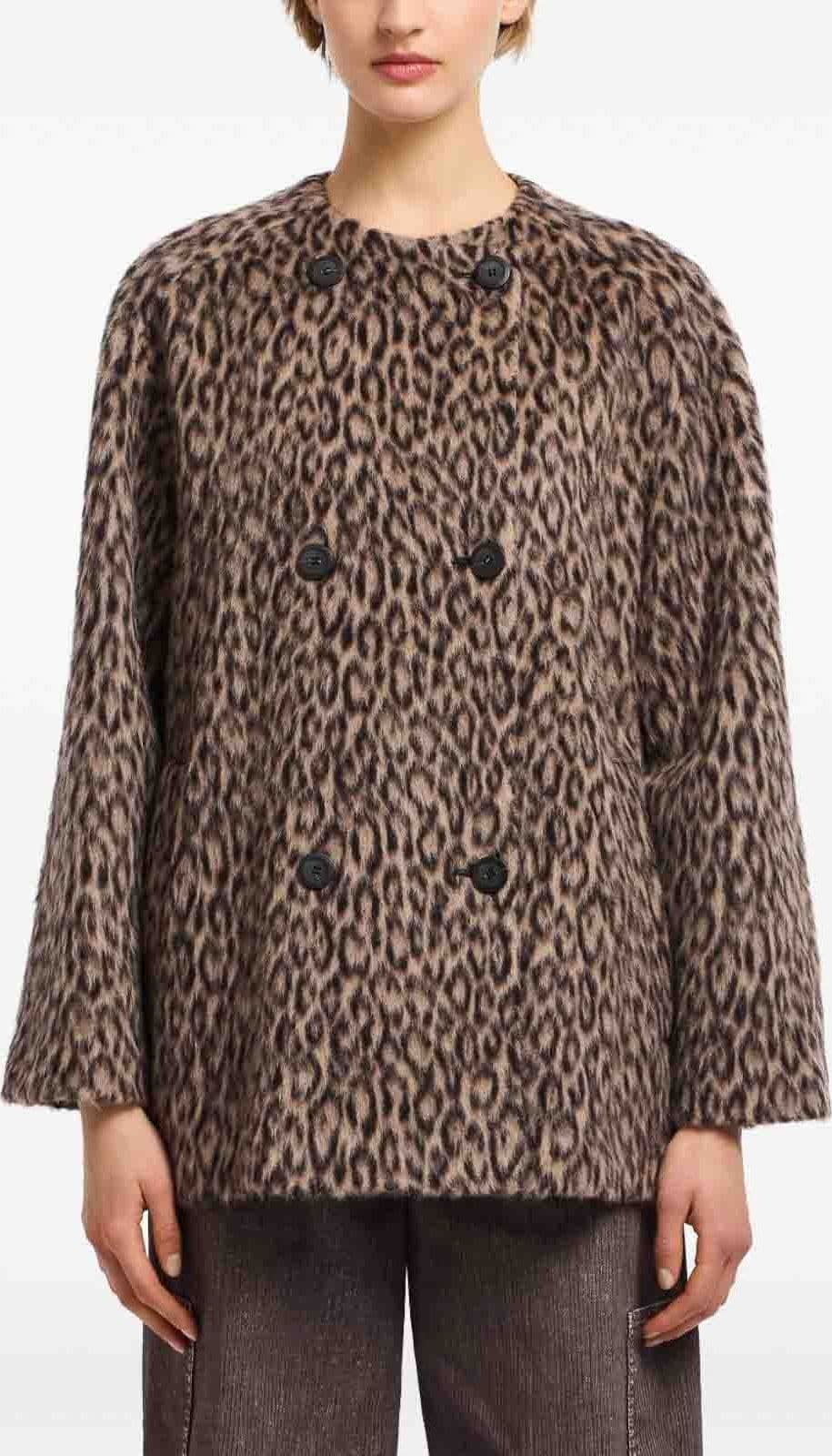 EMPORIO ARMANI Emporio Armani Cappotto Donna Fantasia Maculata - 3