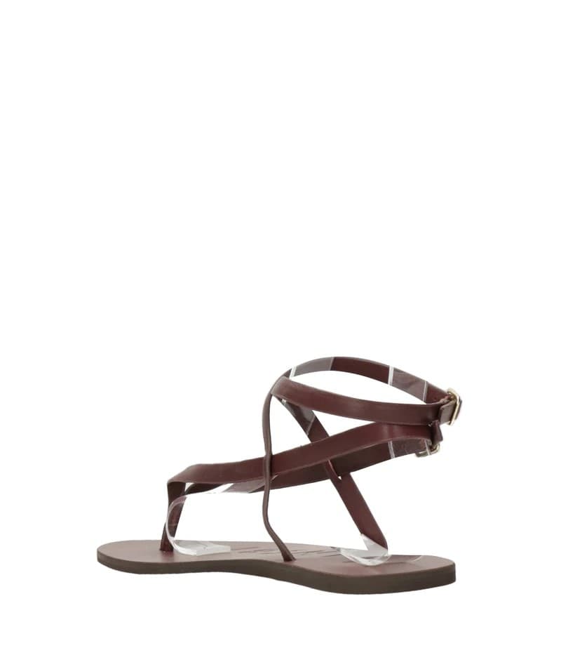 MANEBI Manebi Sandali Donna in Pelle Liscia Color Borgogna - 5