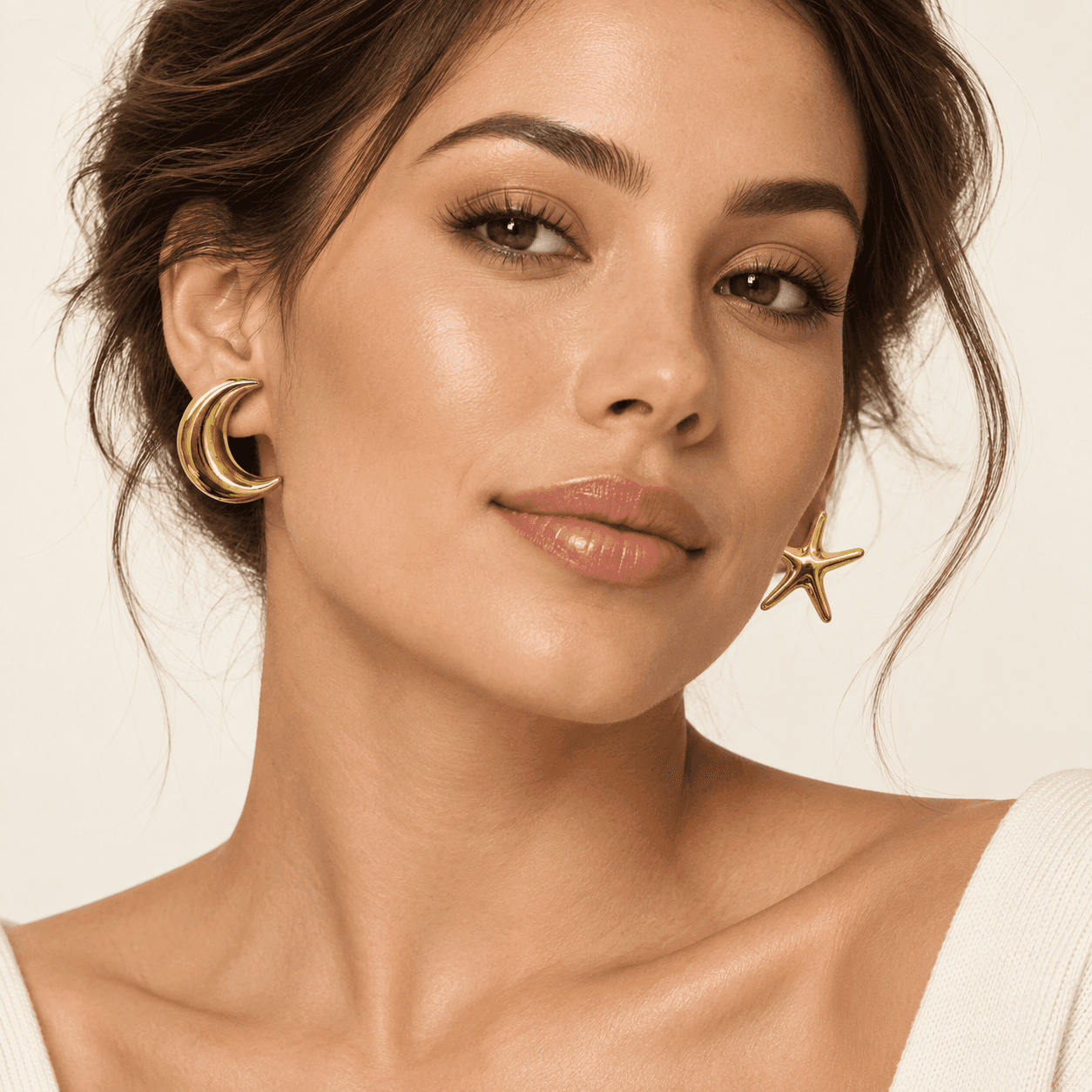 Alba Bijoux – Orecchini Luna e Stella - 2