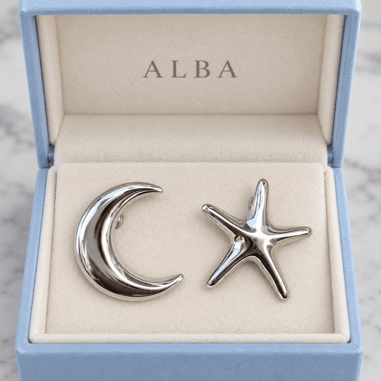 Alba Bijoux – Orecchini Luna e Stella - 12