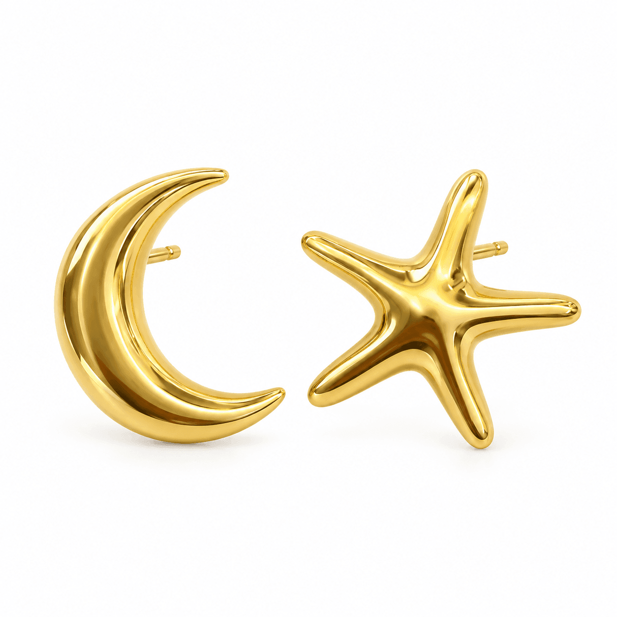 Alba Bijoux – Orecchini Luna e Stella - 3