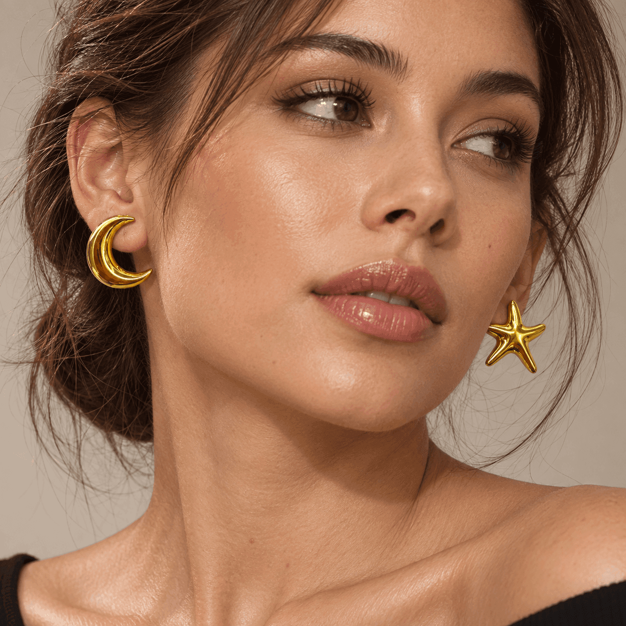 Alba Bijoux – Orecchini Luna e Stella - 4