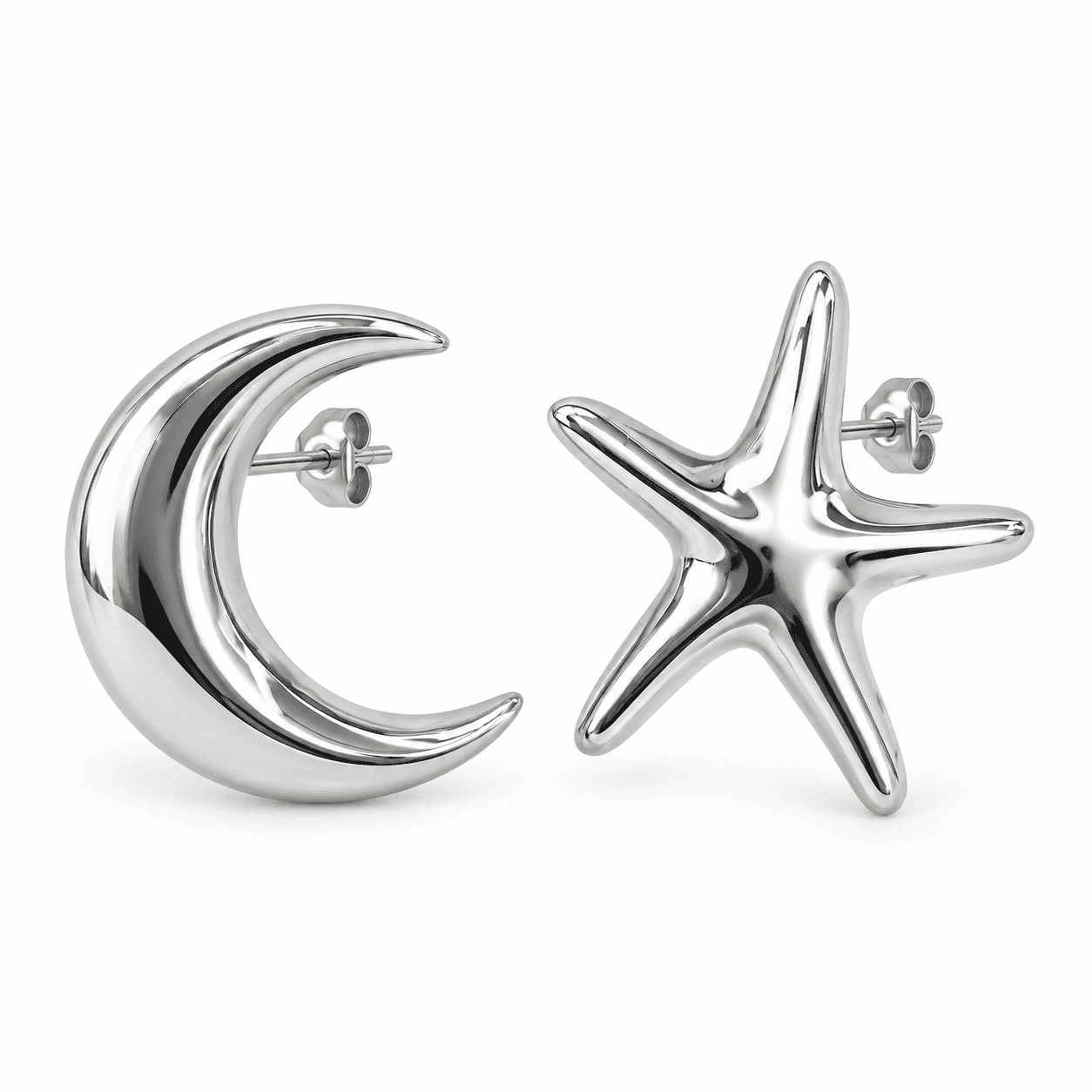 Alba Bijoux – Orecchini Luna e Stella - 7