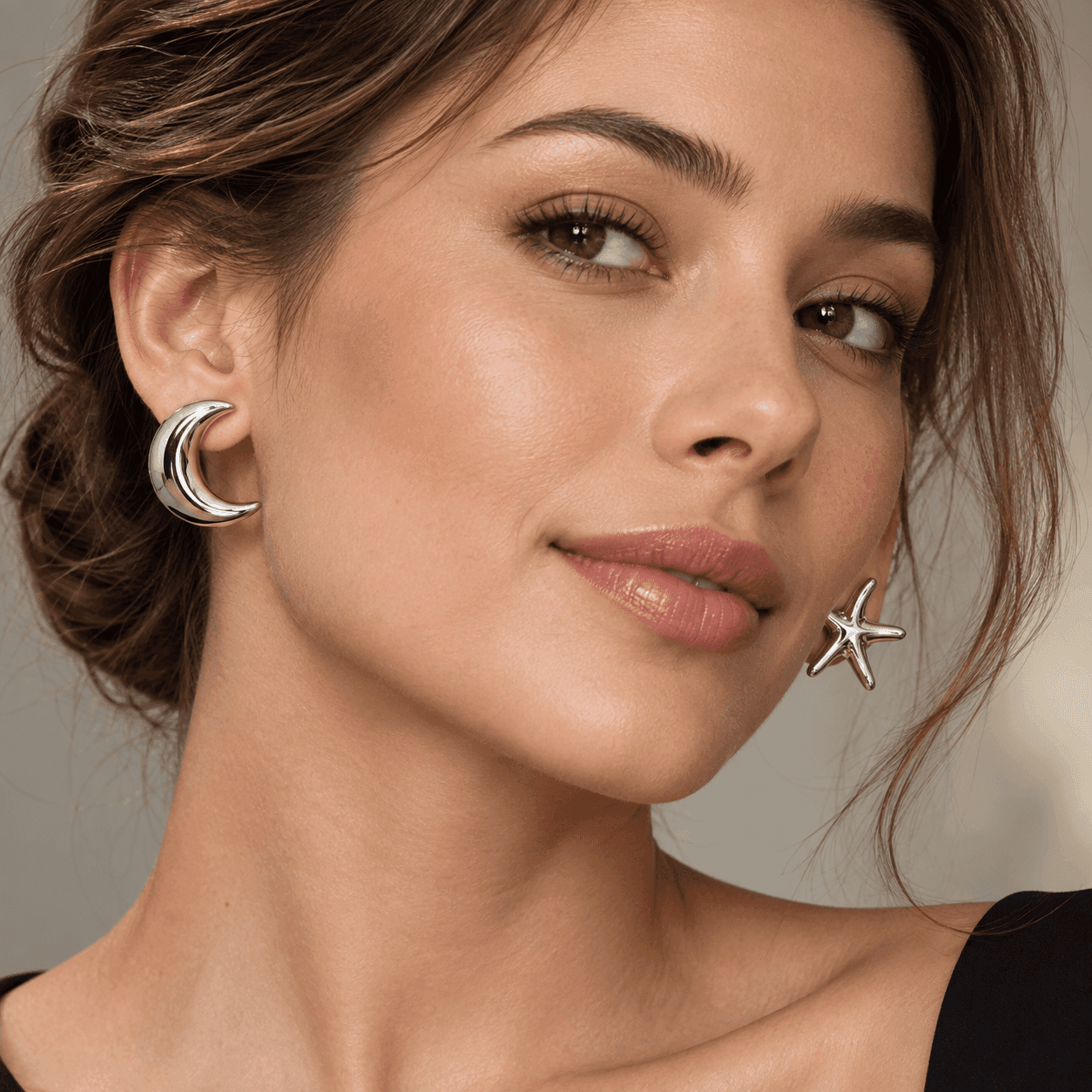 Alba Bijoux – Orecchini Luna e Stella - 10