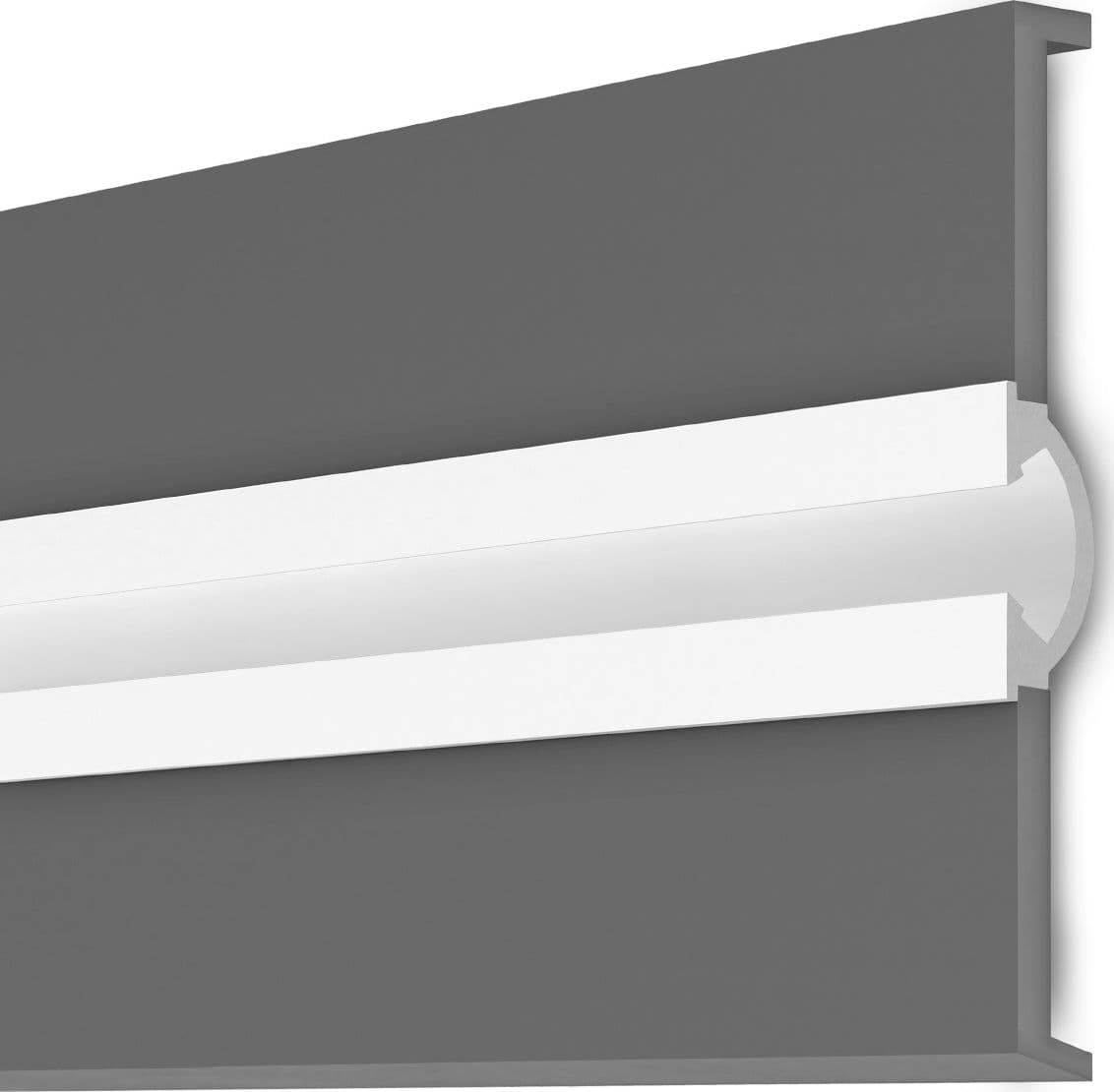 Profilo LED a Gola da Incasso per Cartongesso in Polimero 36x90x2700 mm – JX188 – Venduto al Metro Lineare - 11