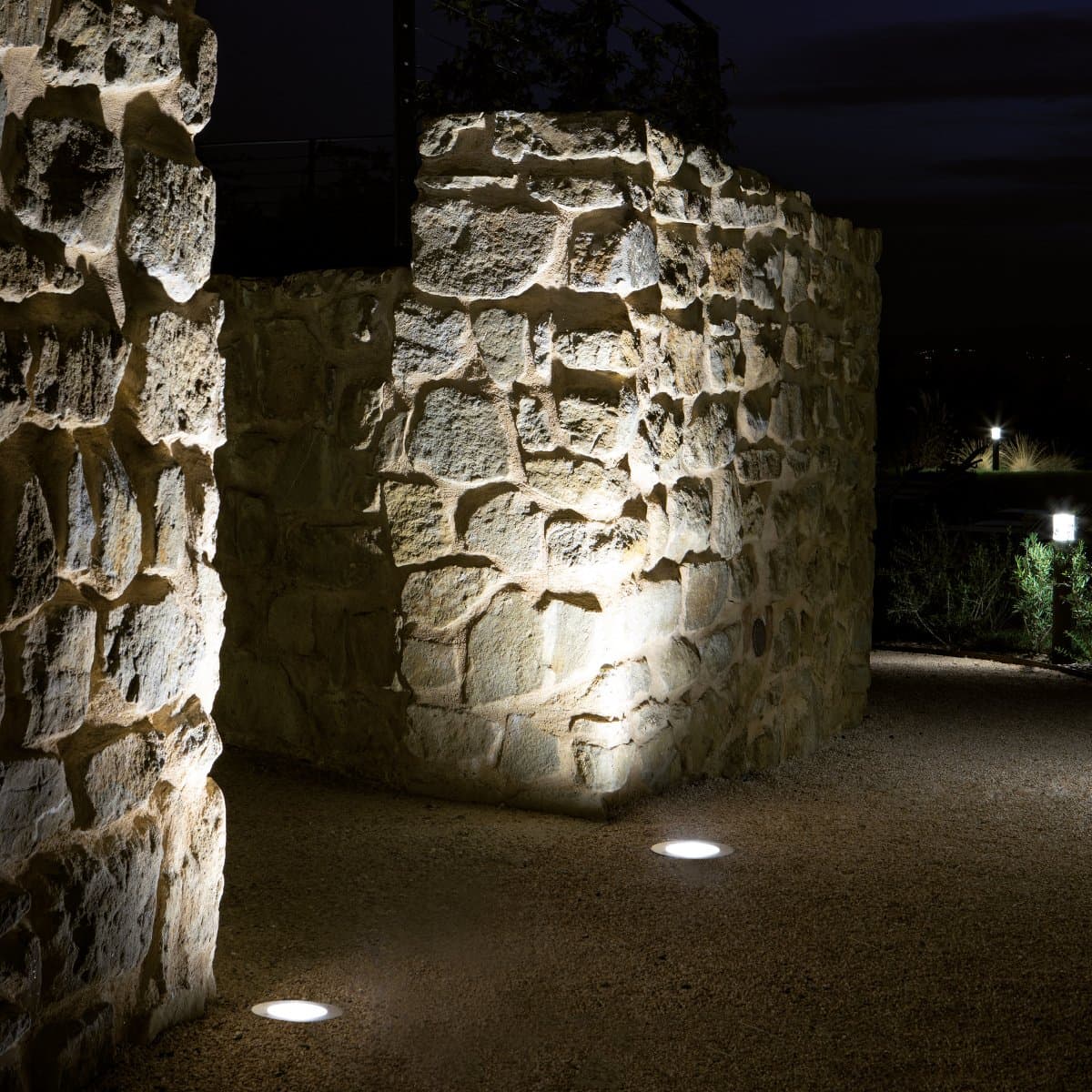 Segnapasso incasso Sovil illuminazione ROUTE 830 09 GU10 LED IP67 resina alluminio - 2