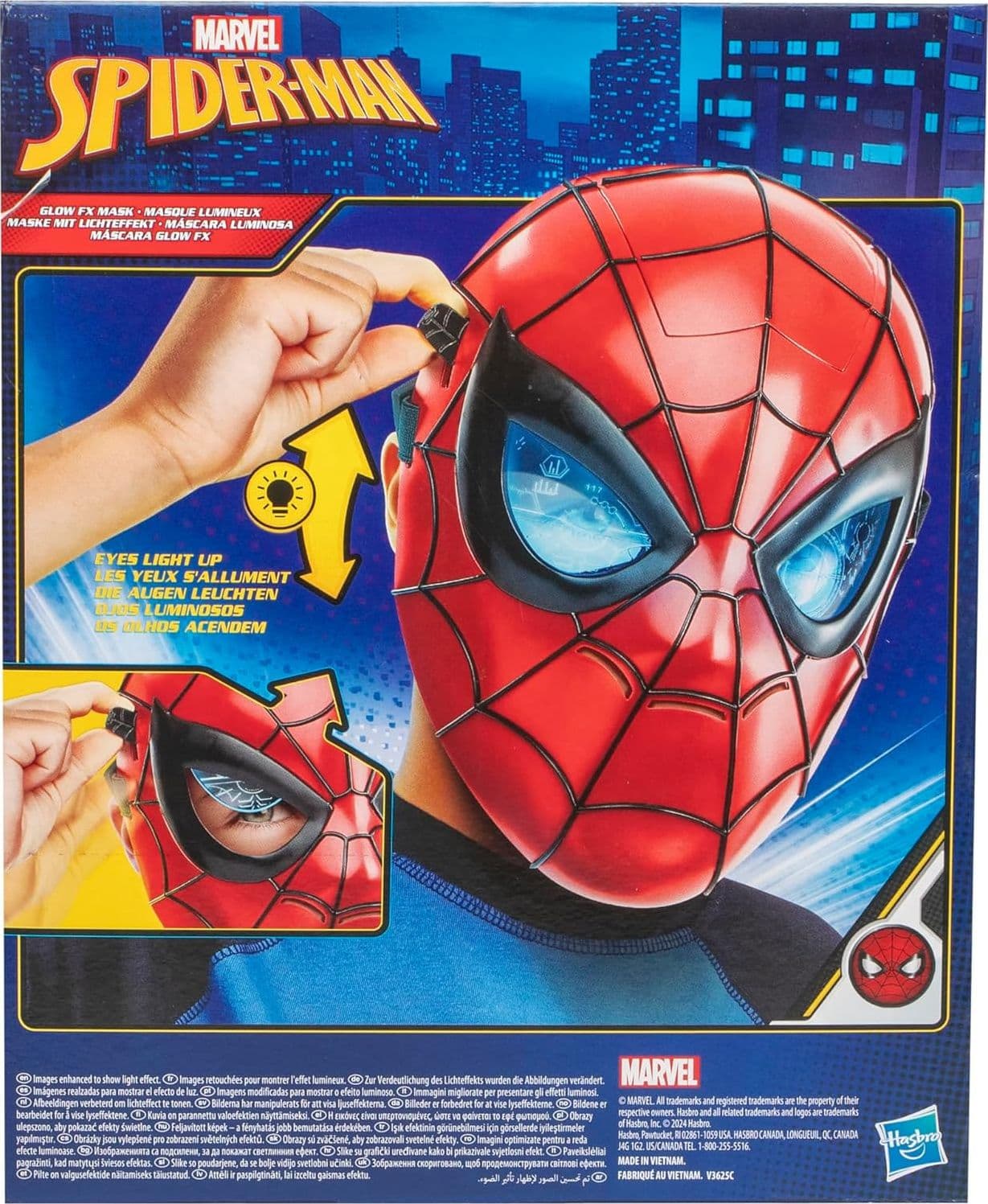 Hasbro - Maschera Luminosa Spiderman - 5