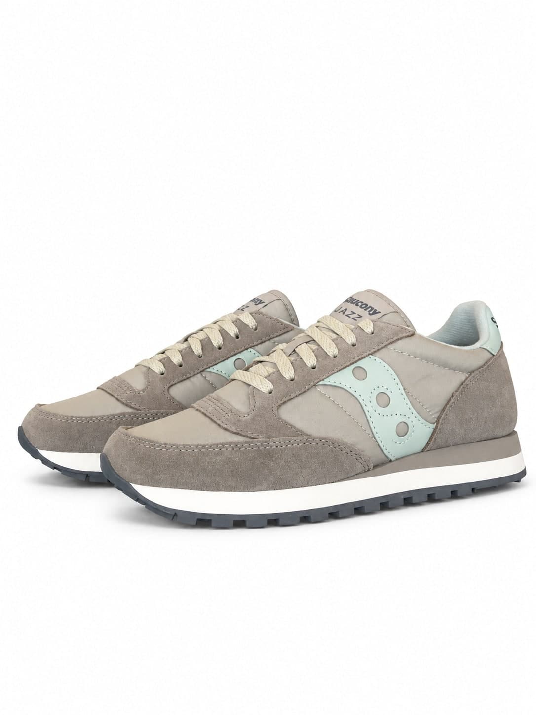 Saucony jazz original donna tortora e verde menta - 6