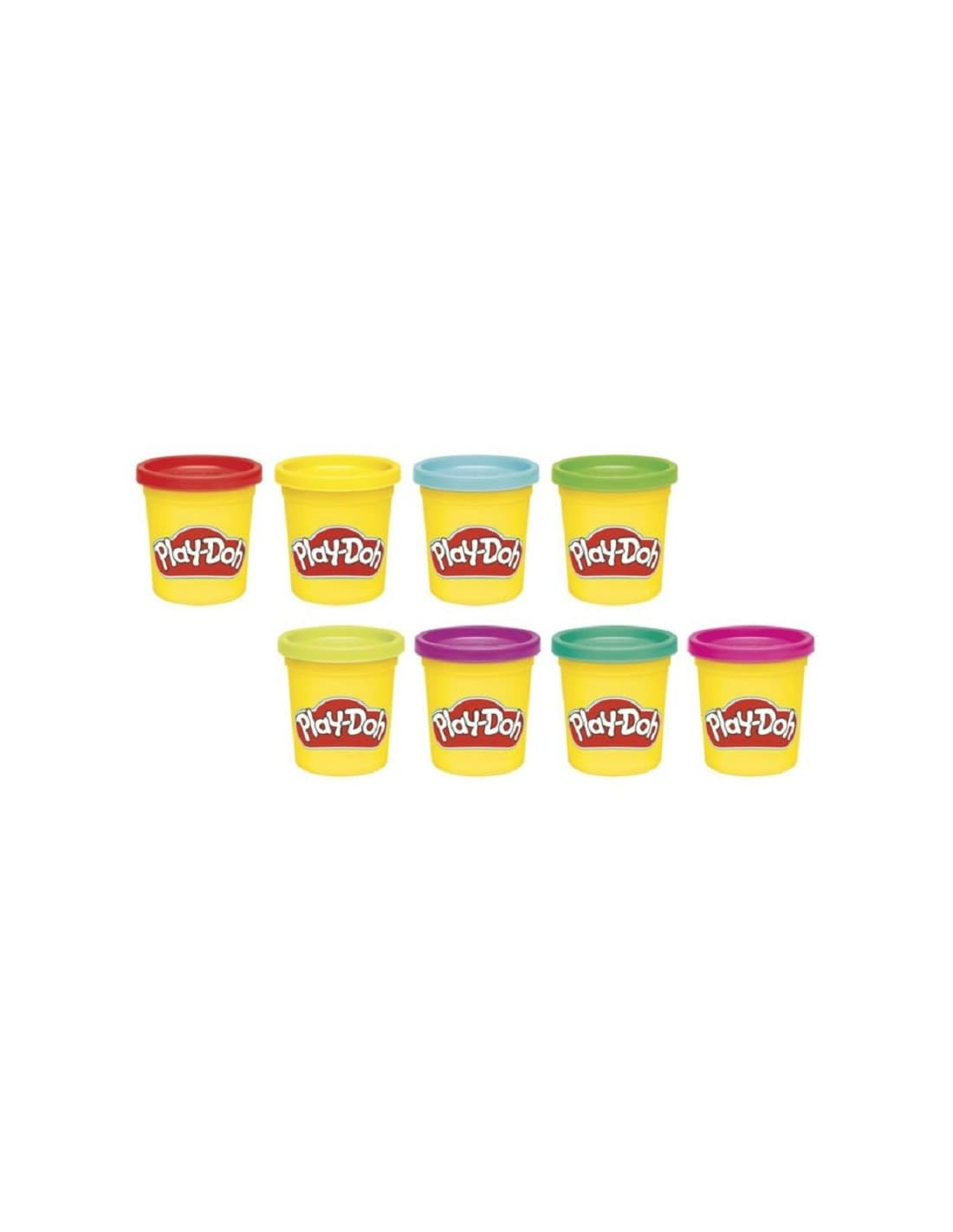 Hasbro - Confezione da 4 Barattoli di Pasta Modellabile Play-Doh - 2