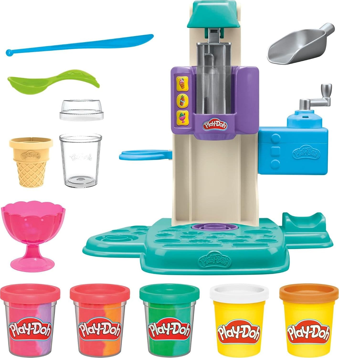 Hasbro - Gelateria Arcobaleno Play-Doh - 2